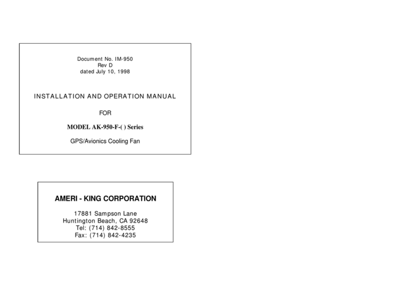 Ameri-King AK-950-F Series Manuale utente Ameri-King AK-950-F Series Manuale utente