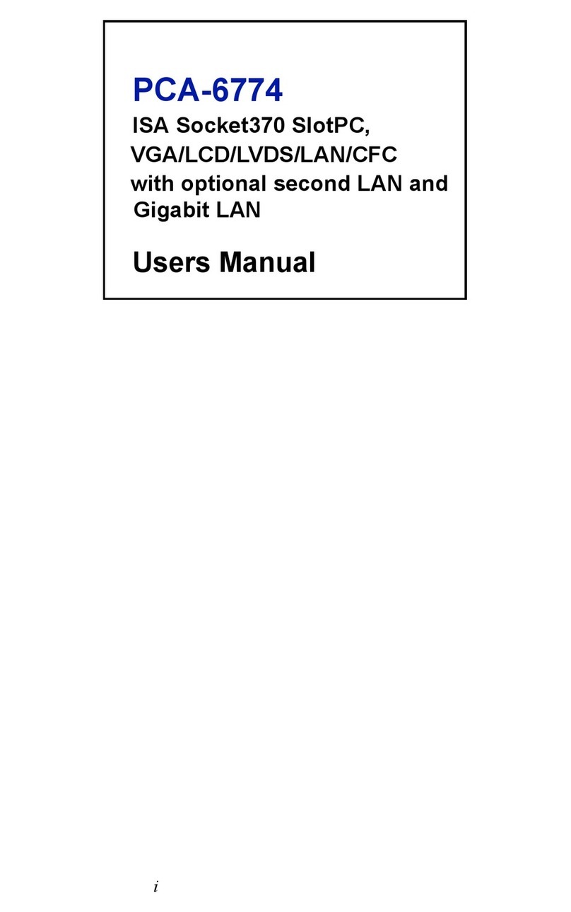 Advantech PCA-6774 Manuale utente