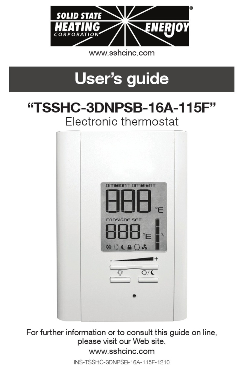 SSHC TSSHC-3DNPSB-16A-115F Manuale utente