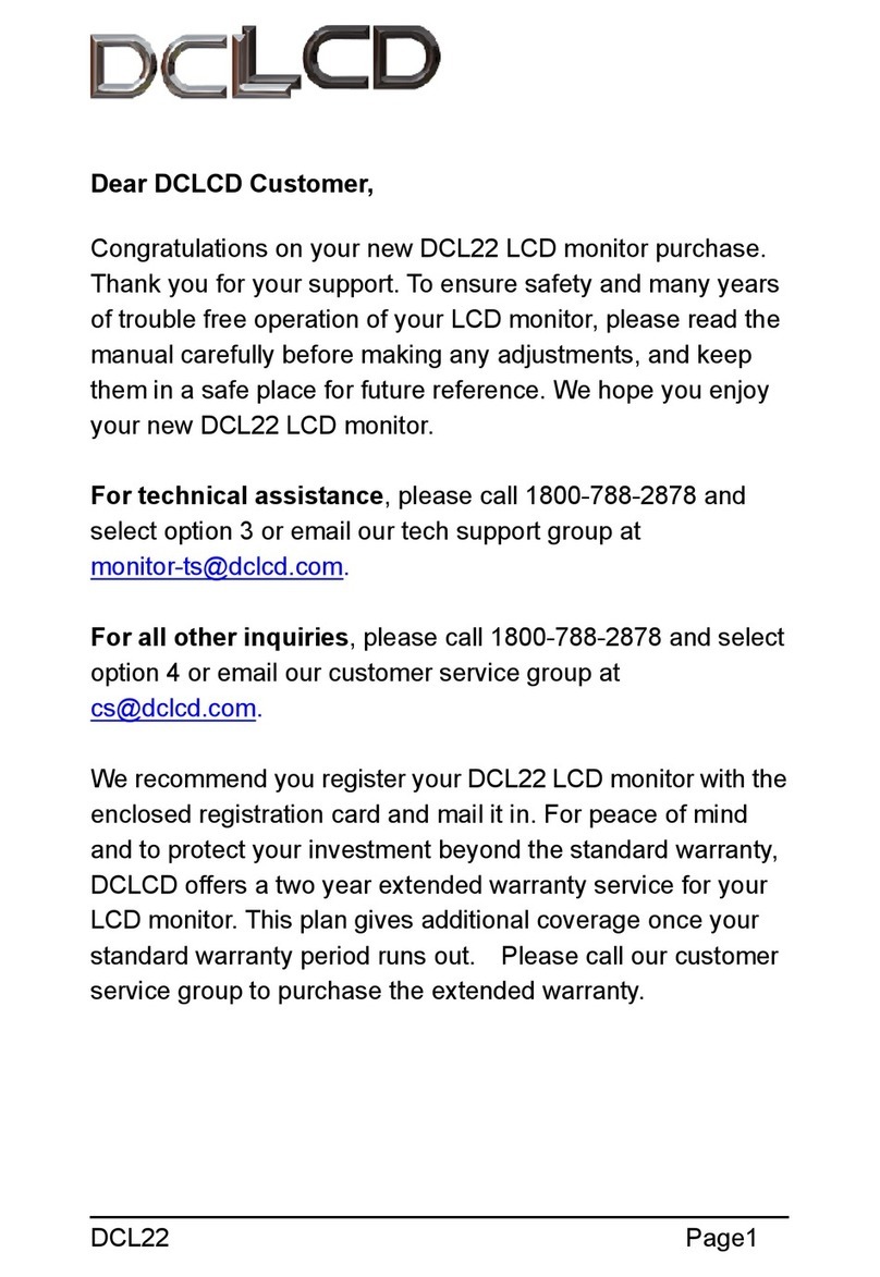 DCLCD DCL22 Manuale utente