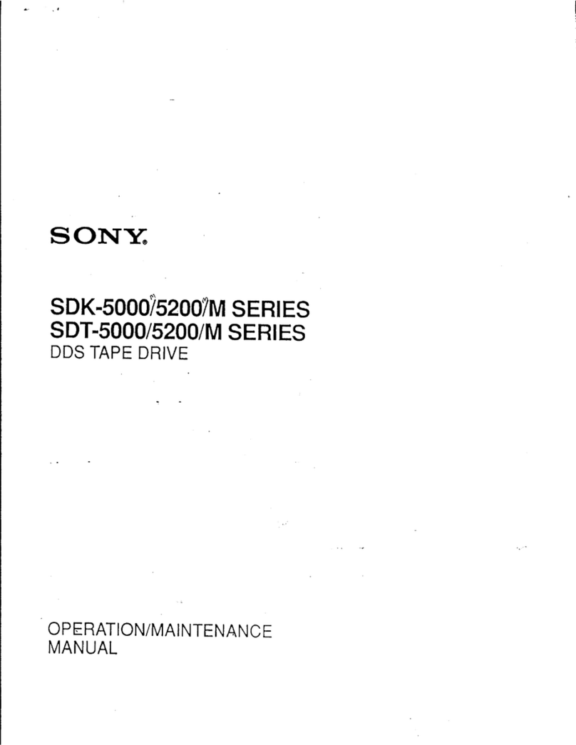 Sony SDK-5000M Manuale utente
