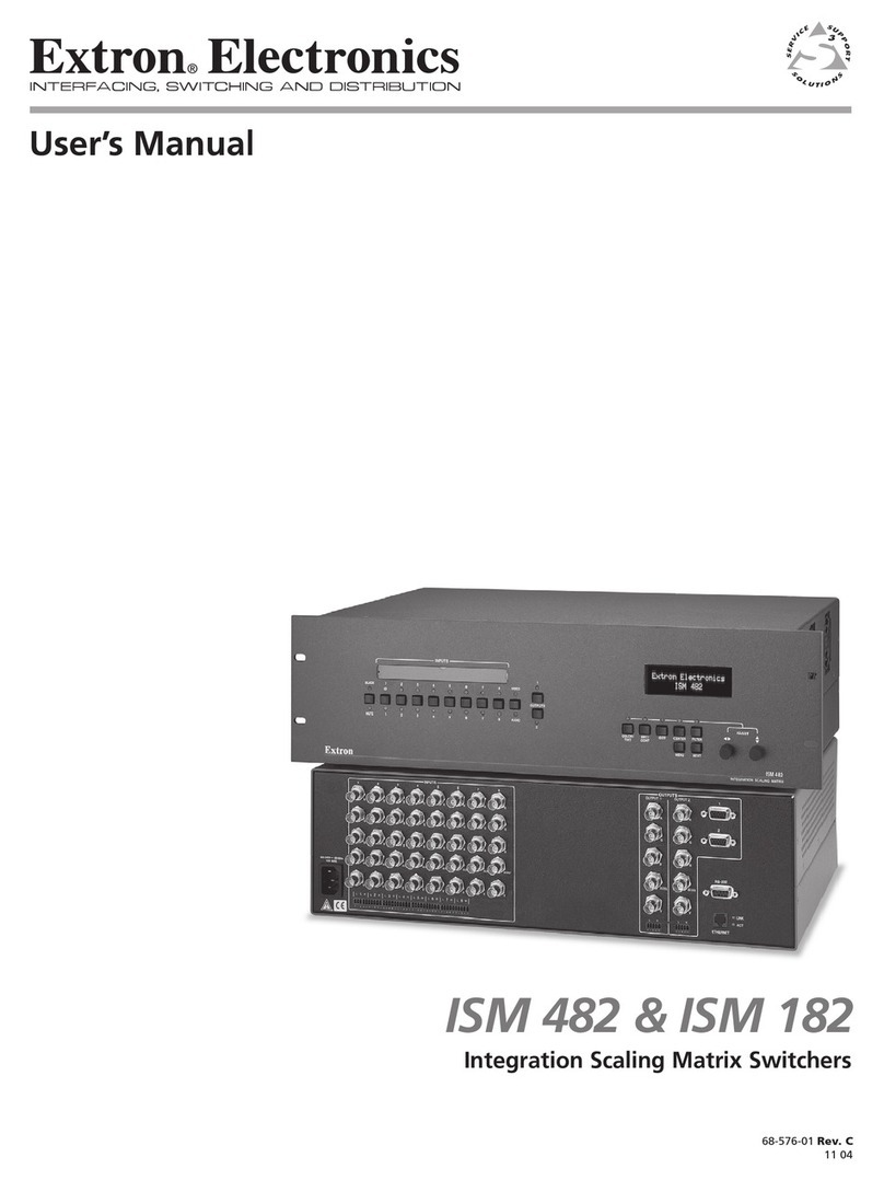 Extron electronics ISM 482 Manuale utente