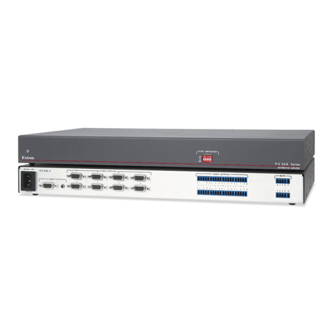 Extron electronics VGA Distribution Amplifiers P/2 DA8 Manuale utente
