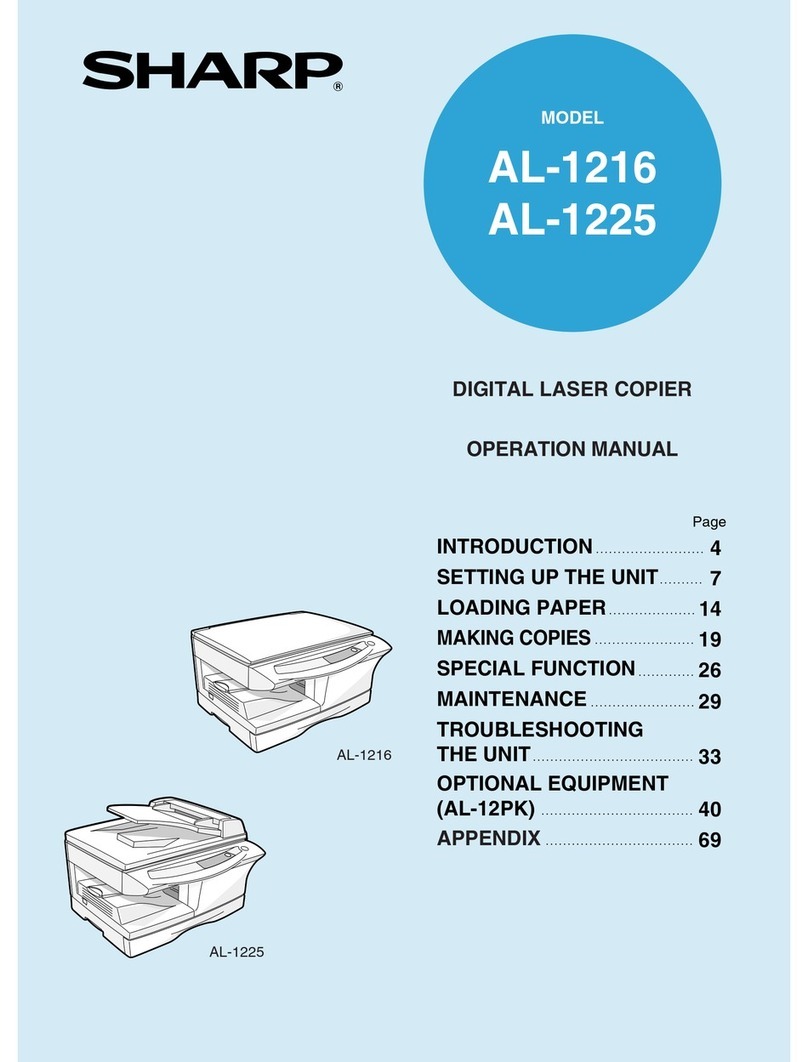 Sharp AL-1216 Manuale utente