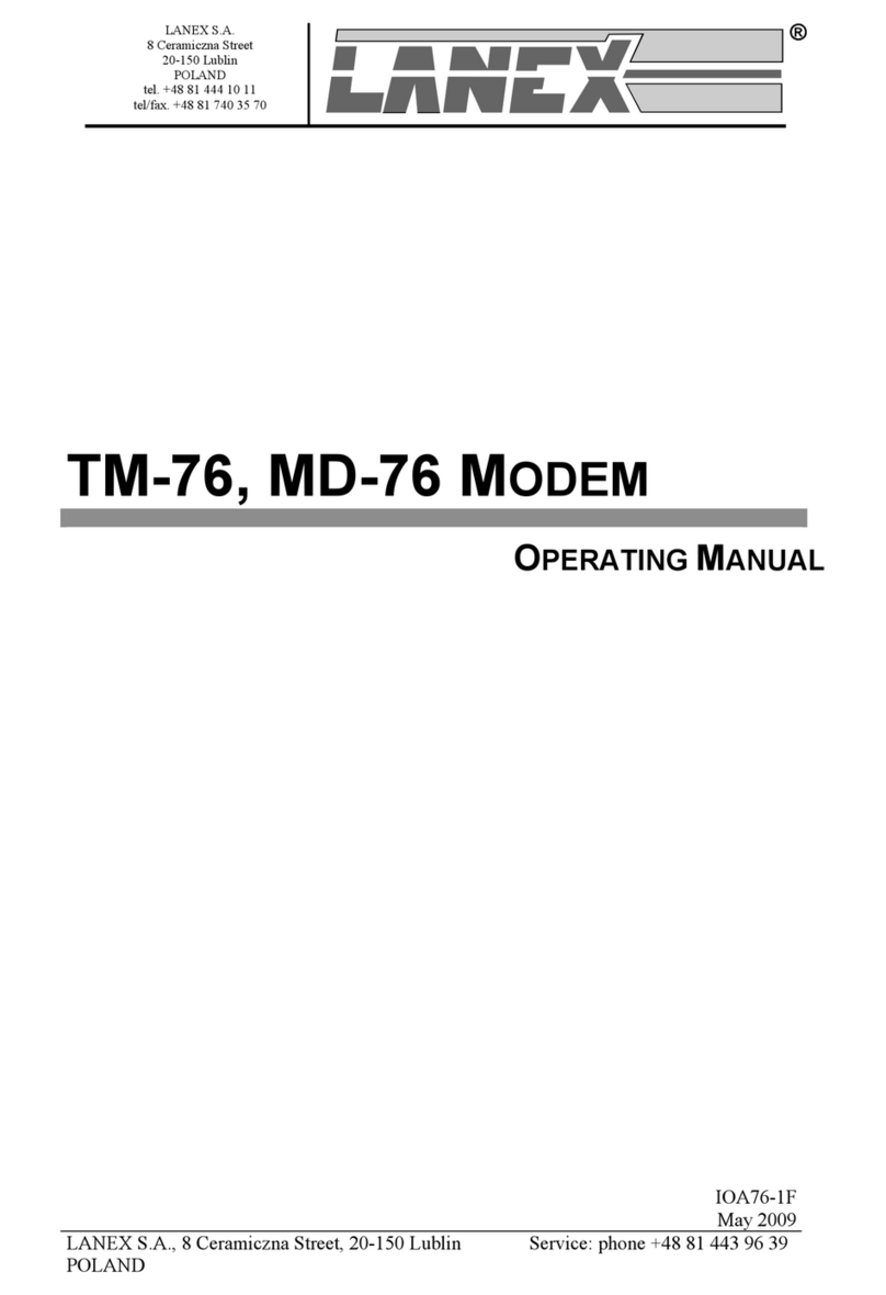 Lanex TM-76 Manuale utente