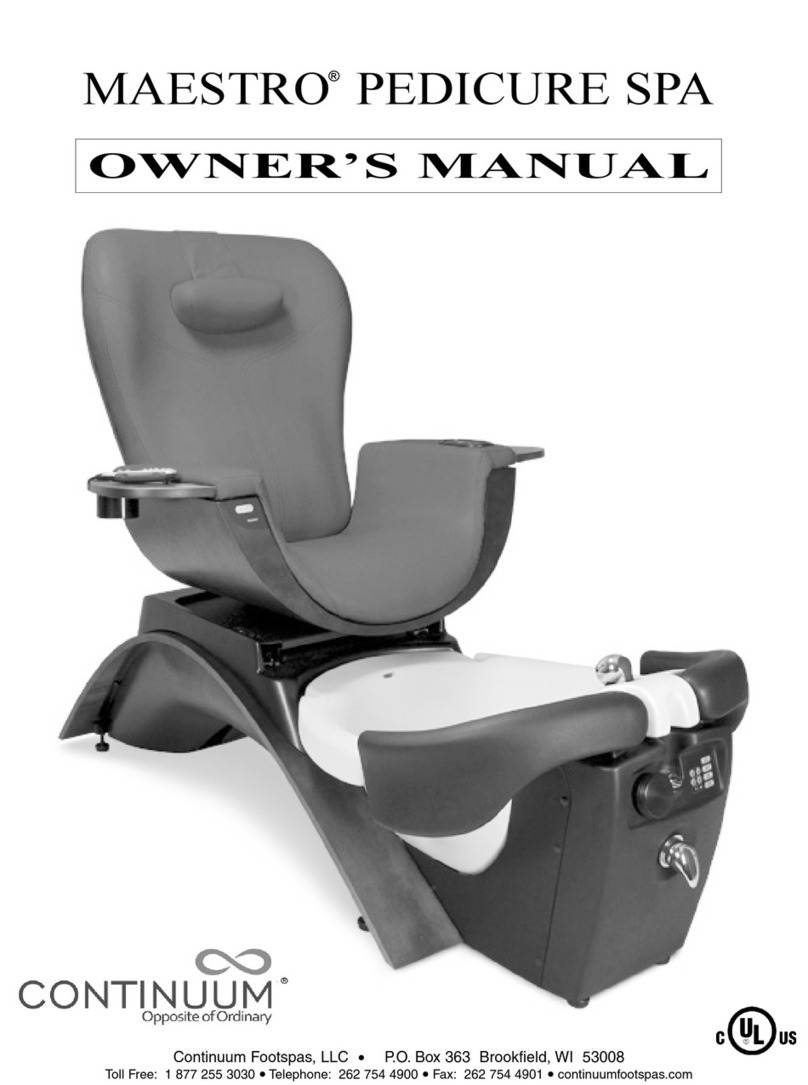 Continuum Footspas MAESTRO Manuale utente