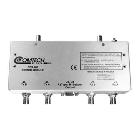 Comtech EF Data CRS-180 Manuale utente