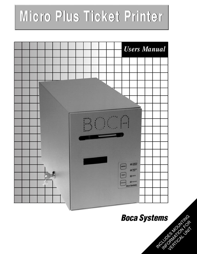 Boca Systems Micro Plus Manuale utente Boca Systems Micro Plus Manuale utente