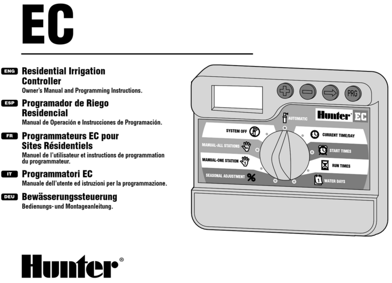 Hunter EC Manuale utente Hunter EC Manuale utente