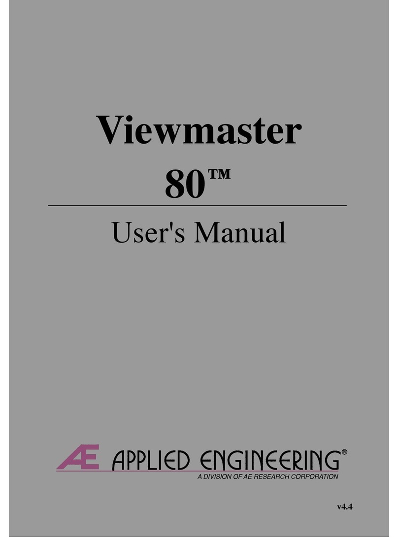 Applied Engineering Viewmaster 80 Manuale utente