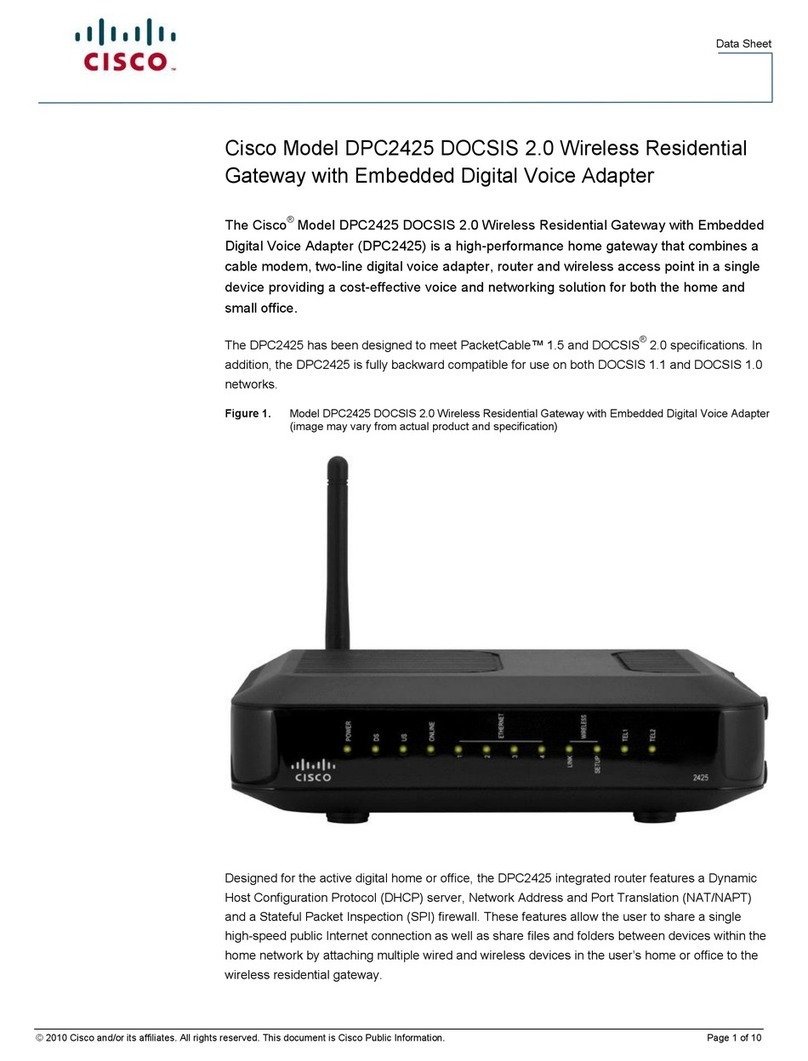 Cisco DPC2425 Manuale utente