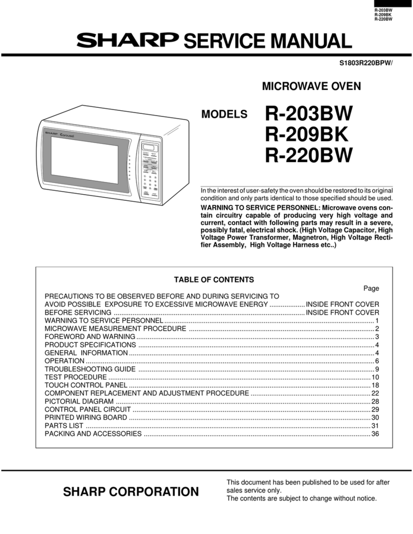 Sharp R-203BW Manuale utente