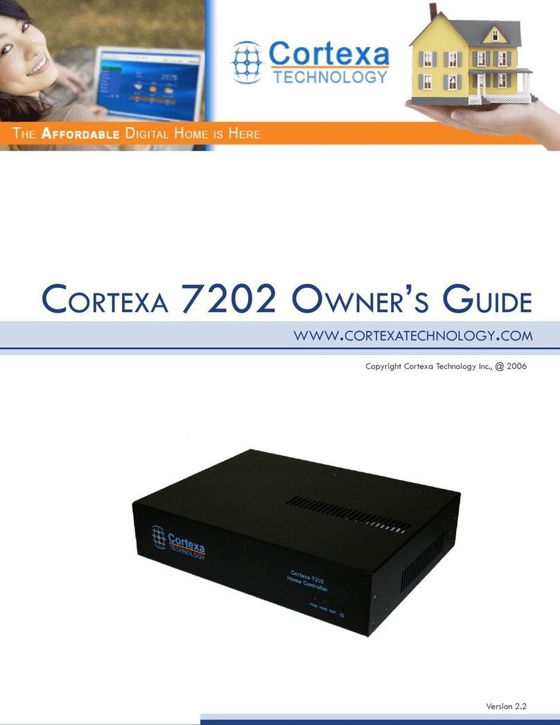 Cortexa Technology 7202 Manuale utente