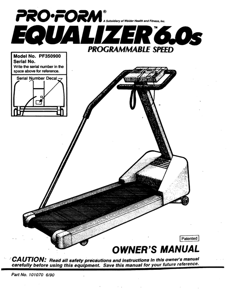 Pro-Form Equalizer 6.0s Manuale utente