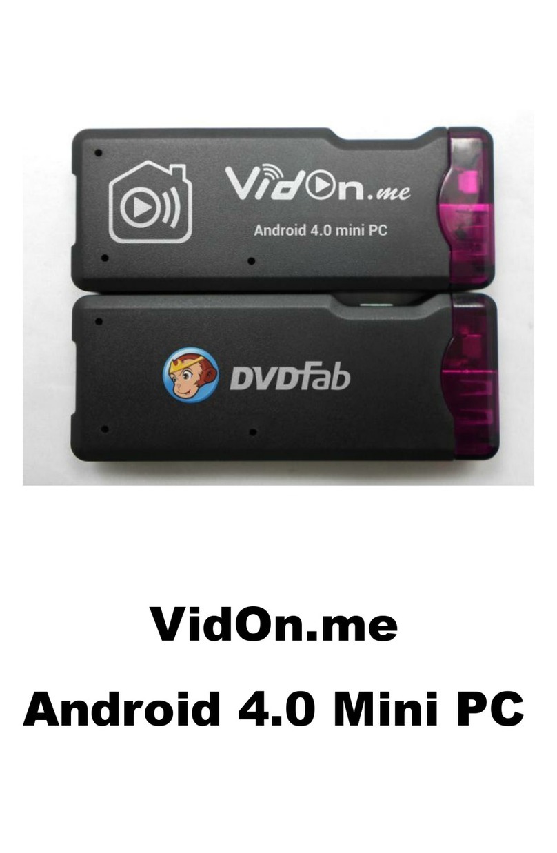 VidOn.me Android Mini pc Manuale utente