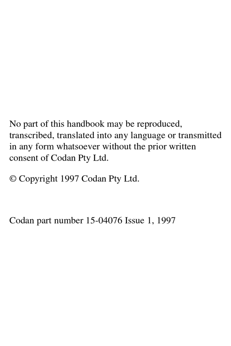 Codan HF SSB Manuale utente