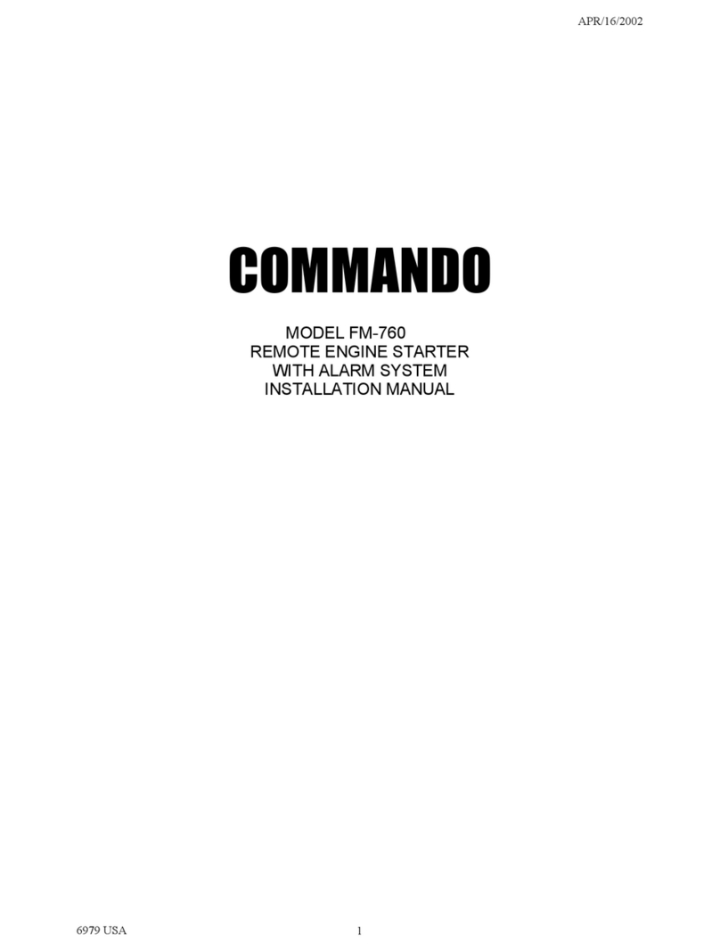Commando FM-760 Manuale utente