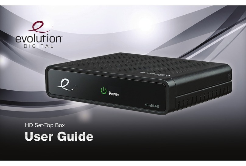 Evolution Digital HD Set-Top Box Manuale utente