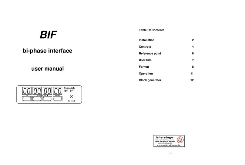 BIF bi-phase interface Manuale utente