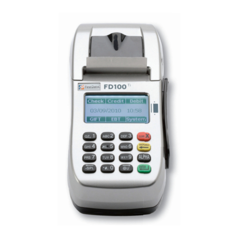 First Data FD100Ti Manuale utente