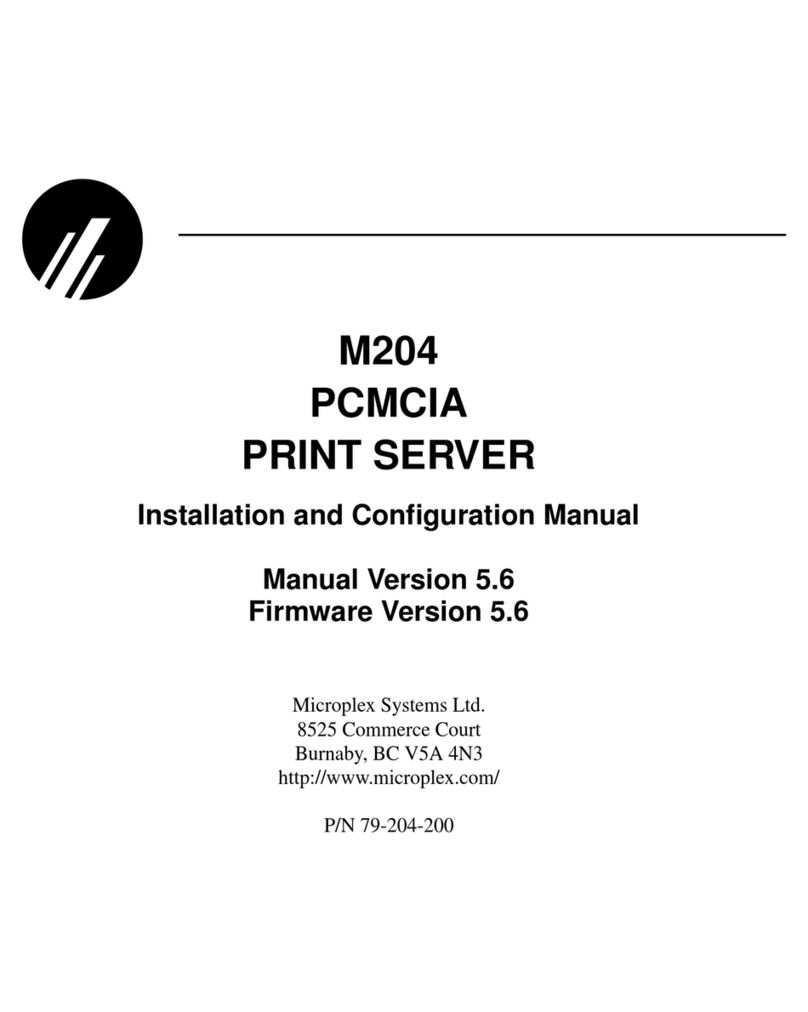 Microplex M204 Manuale