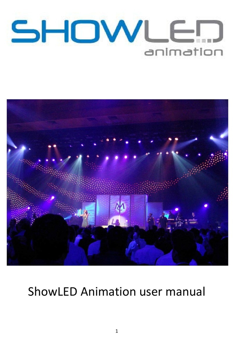 ShowLed Animation Controller Manuale utente