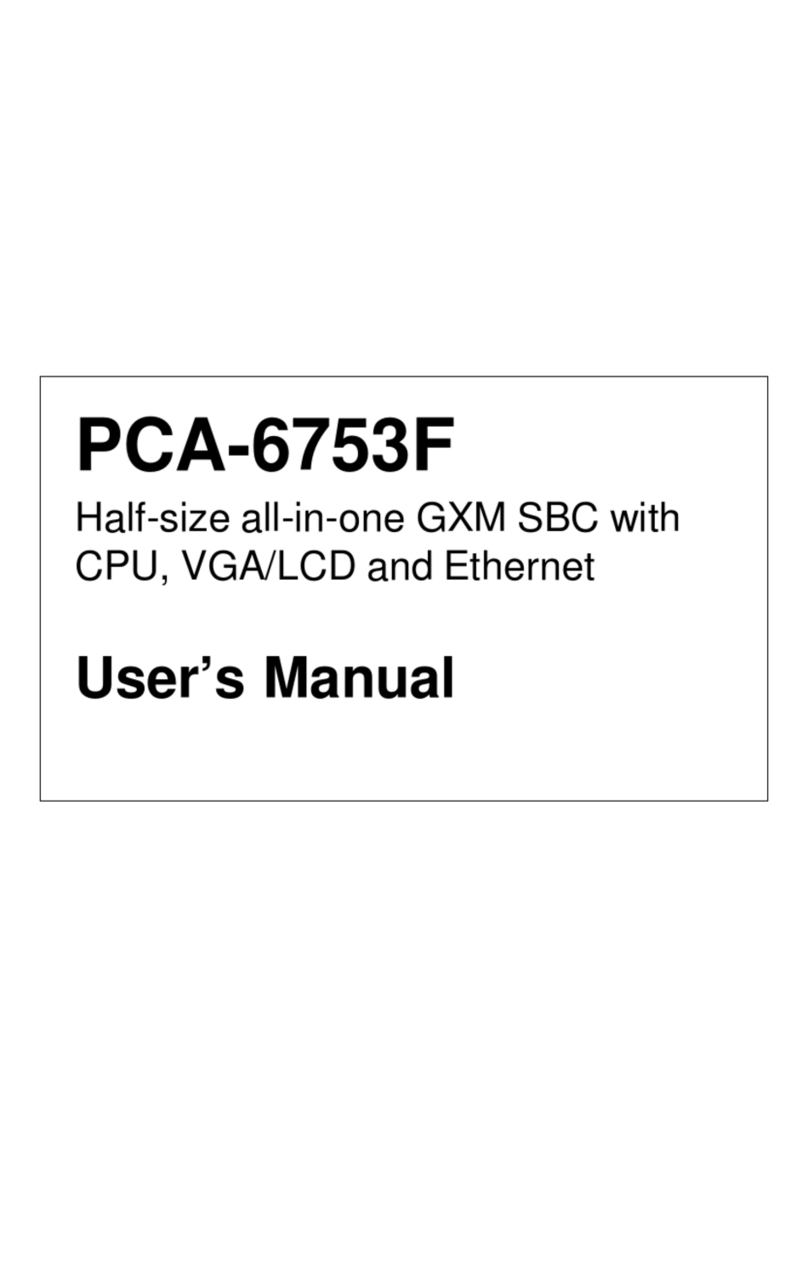 Advantech PCA-6753F Manuale utente