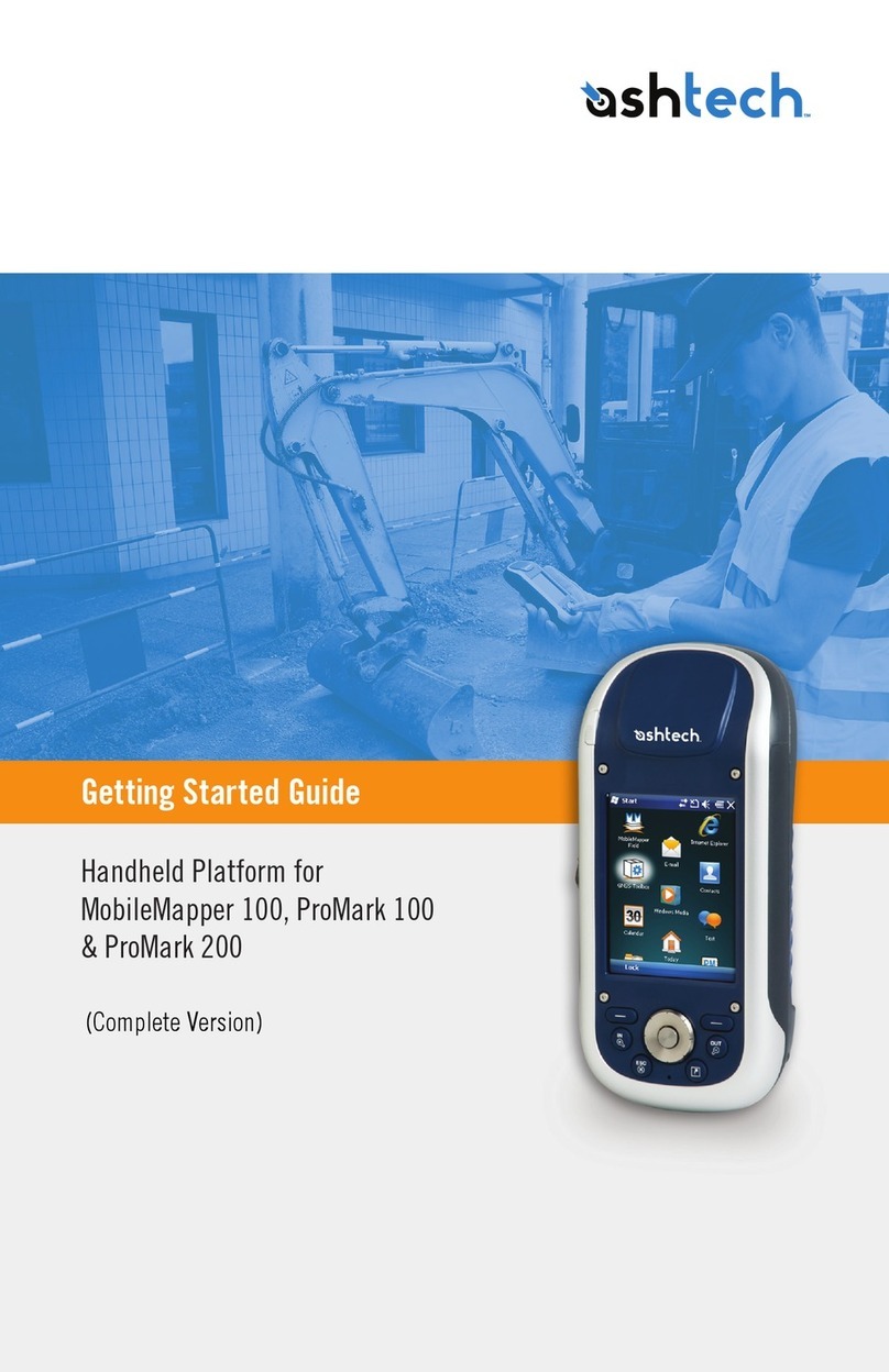 ashtech MobileMapper 100 Manuale utente