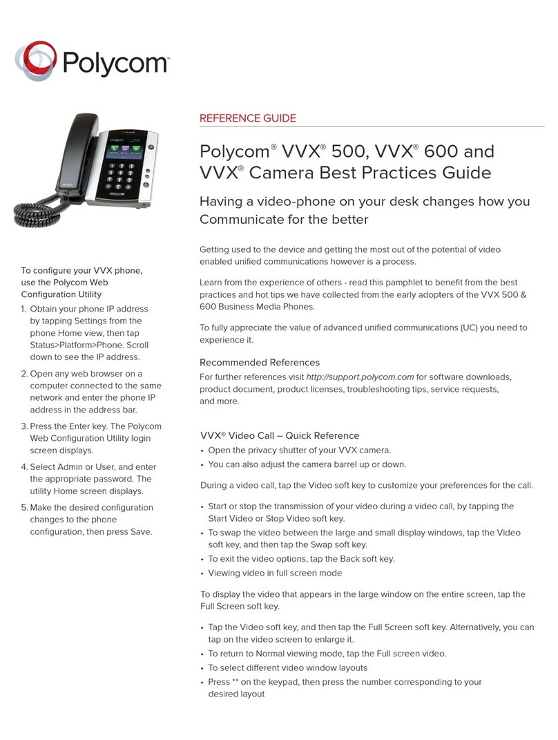 Polycom VVX 600 series Manuale utente