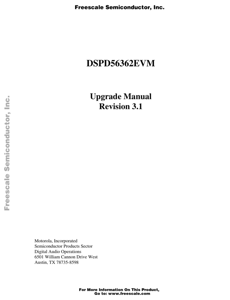 Freescale Semiconductor DSPD56362EVM Guida rapida