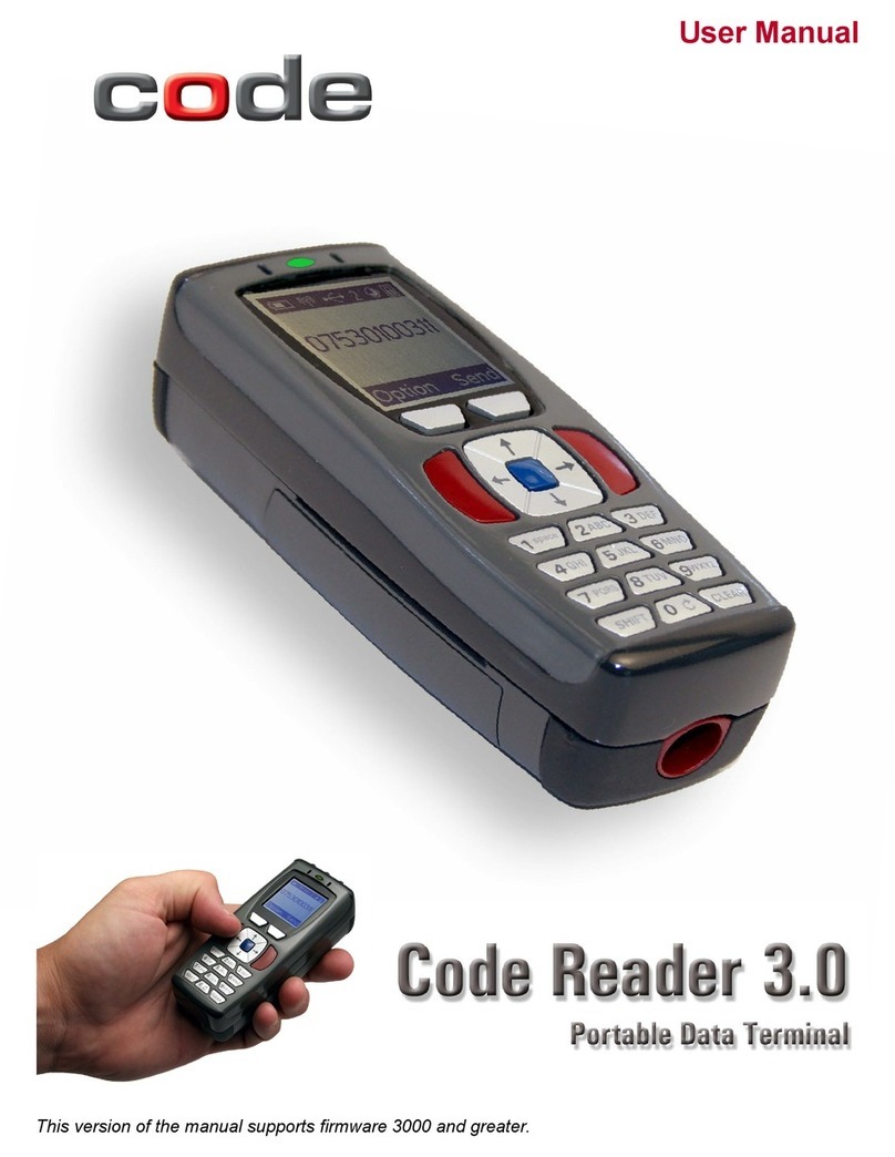 Code Corporation Reader 3.0 Manuale utente