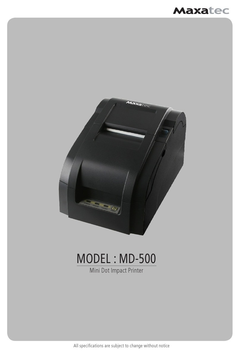 Maxatec MD-500 Manuale utente