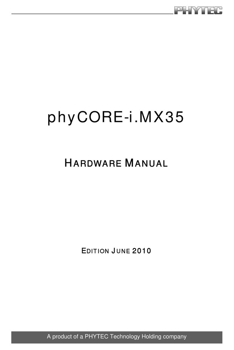 Phytec phyCORE-i.MX35 Manuale utente