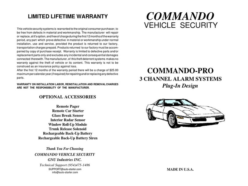 Commando COMMANDO-PRO Manuale utente