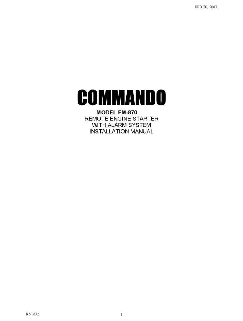 Commando FM-870 Manuale utente