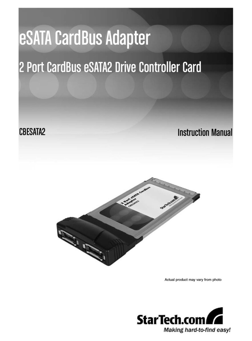 StarTech.com CBESATA2 Manuale utente StarTech.com CBESATA2 Manuale utente