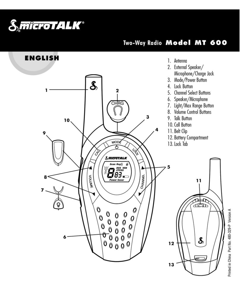 MicroTalk MT 600 Manuale utente