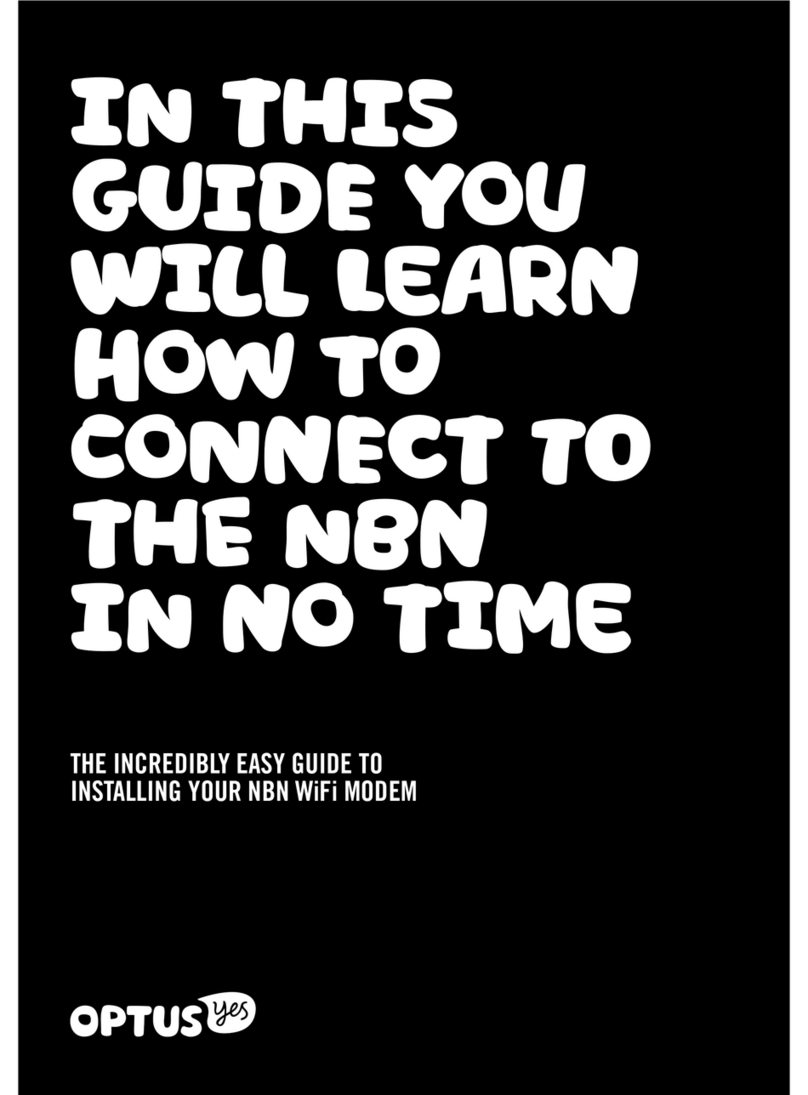 Optus NBN Manuale utente
