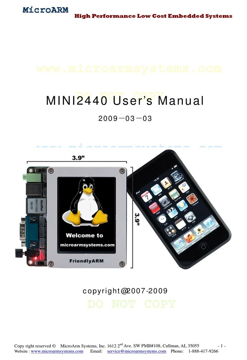 MicroArm MINI2440 Manuale utente