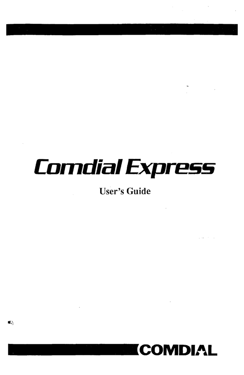 Comdial X34PT Manuale utente