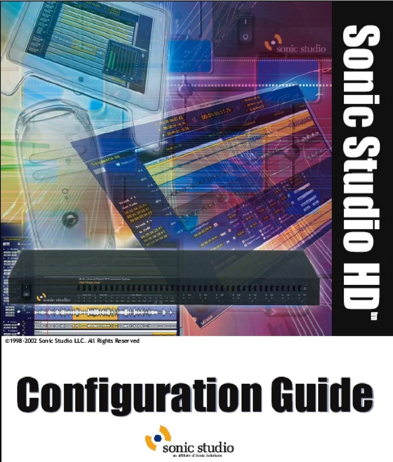 Sonic Studio Studio HD Manuale utente