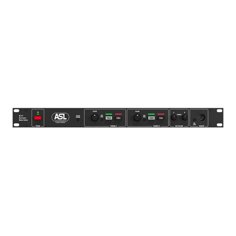 ASL INTERCOM BS 217 Manuale utente