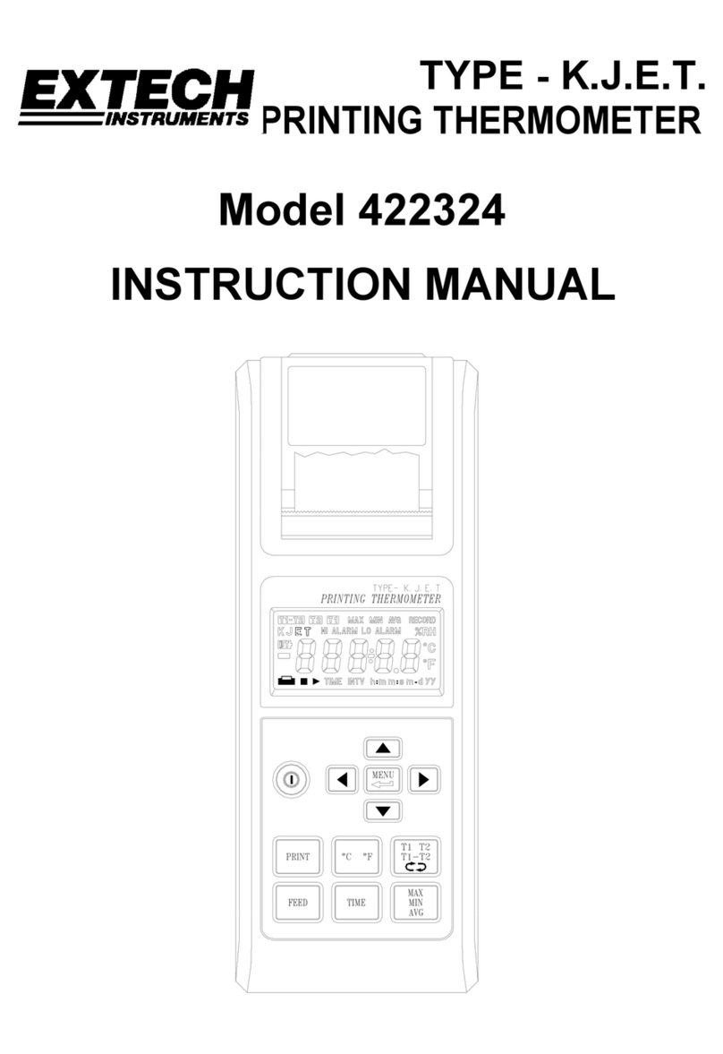 Extech Instruments K.J.E.T. 422324 Manuale utente