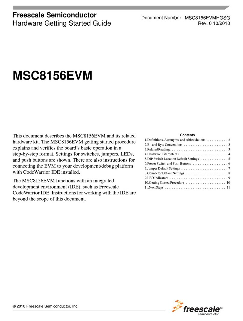 Freescale Semiconductor MSC8156EVM Manuale utente