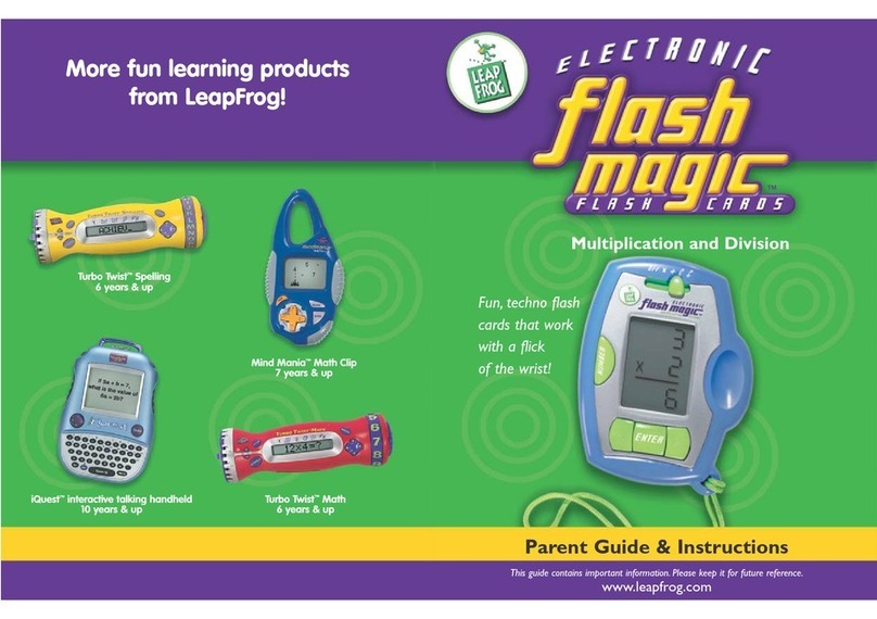 LeapFrog Electronic flash magic Manuale utente