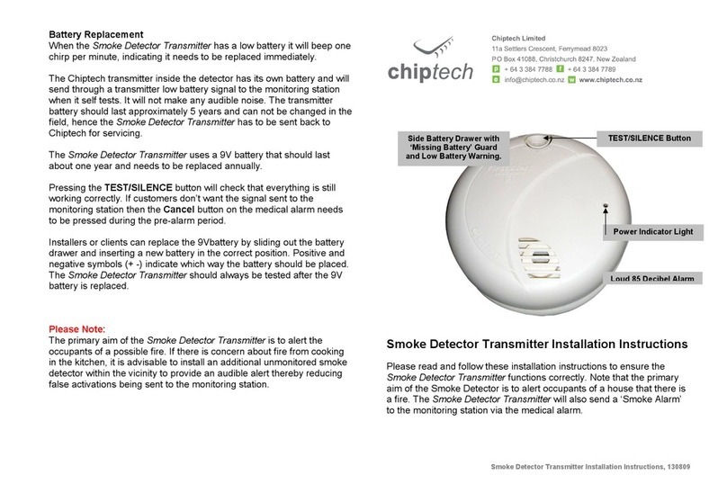 Chiptech 130809 Manuale utente