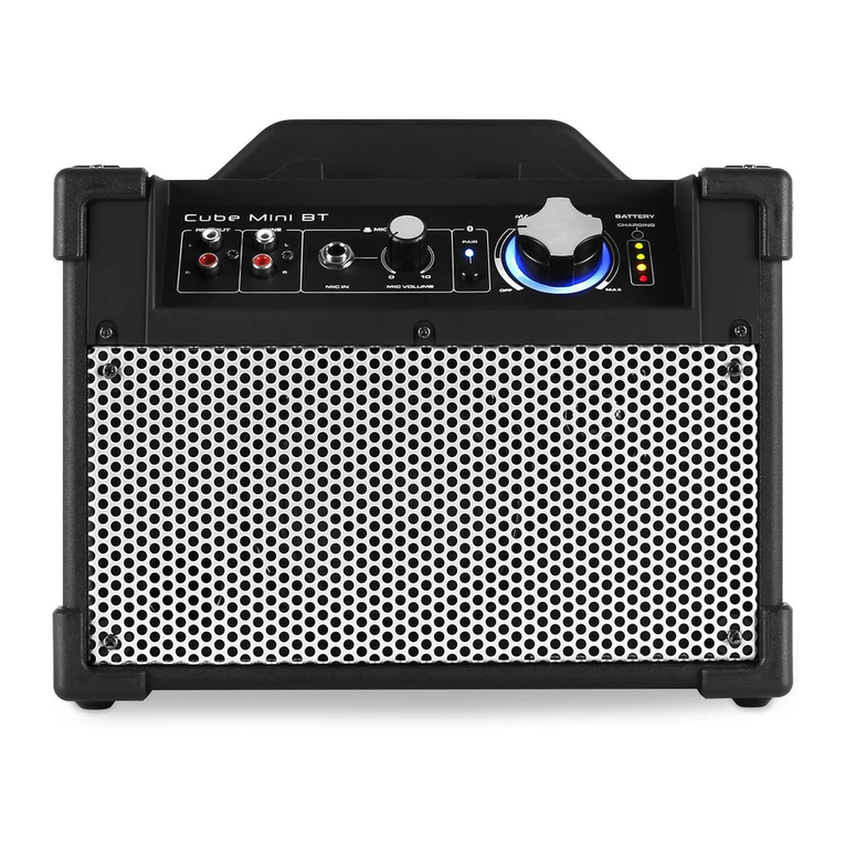 DJ-Tech Cube MINI BT Manuale utente
