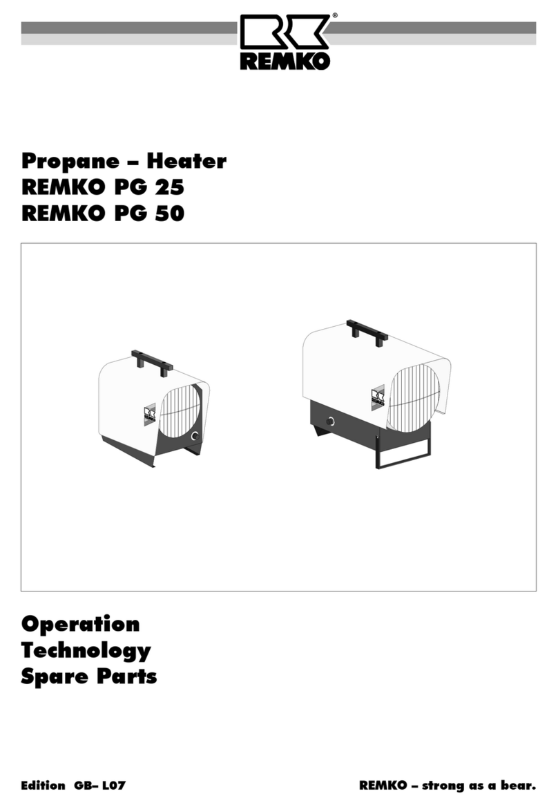 REMKO PG 50 Manuale utente