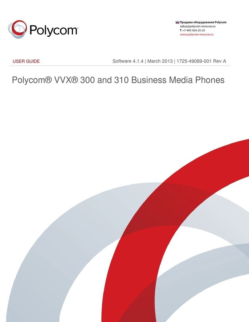 Polycom VVX 300 Manuale utente