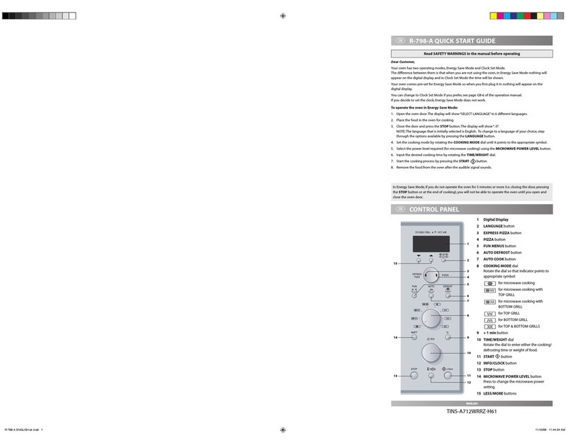 Sharp R-798-A Manuale di istruzioni